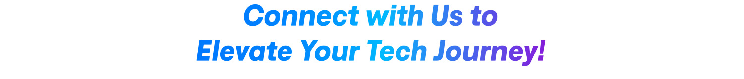 Connect With Us